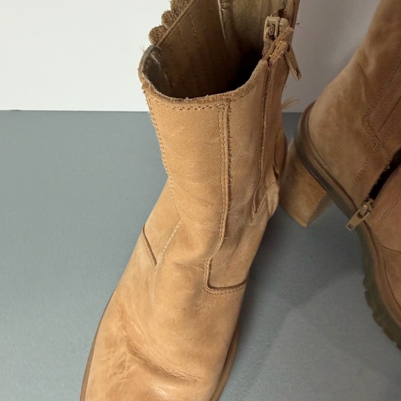 Free People Tan Heeled Boots - Picture 3 of 8